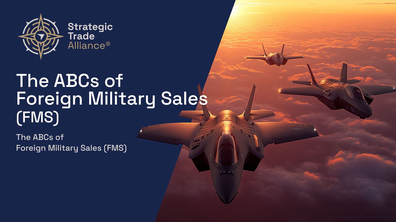 Jet fighters flying, Foreign Military Sales infographic